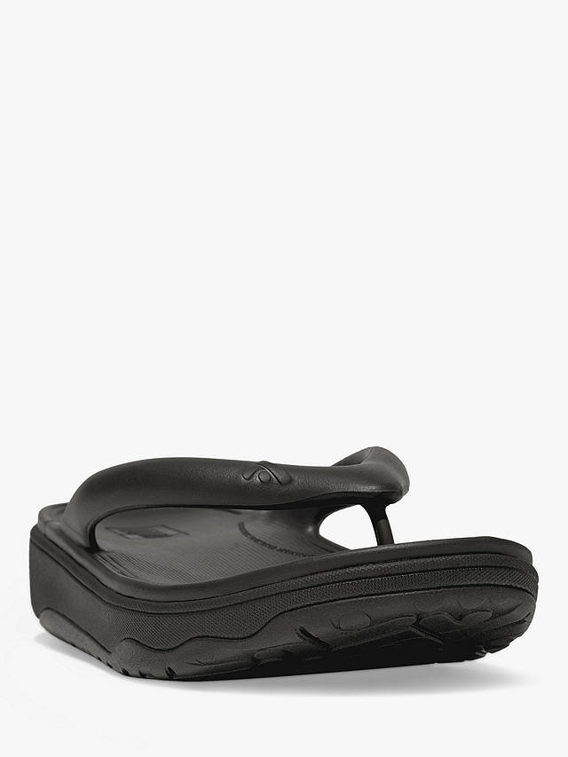 FitFlop Recovery Toe Post Sandals, Black