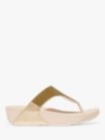 FitFlop Lulu Beaded Toe Post Sandals, Platino