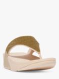 FitFlop Lulu Beaded Toe Post Sandals, Platino