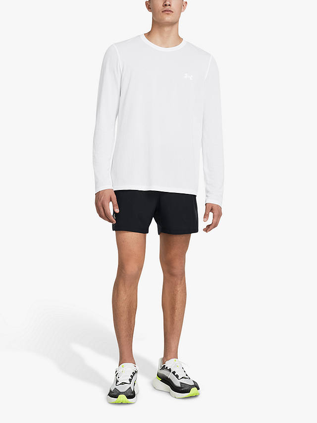 Under Armour Launch Running Shorts, Black/Reflective