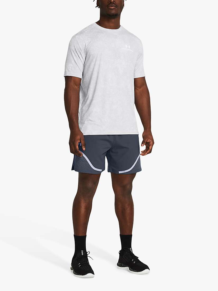 Buy Under Amour Vanish Woven 6" Graphic Shorts, Grey Online at johnlewis.com