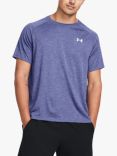 Under Armour Tech Textured Gym Top, Starlight/White