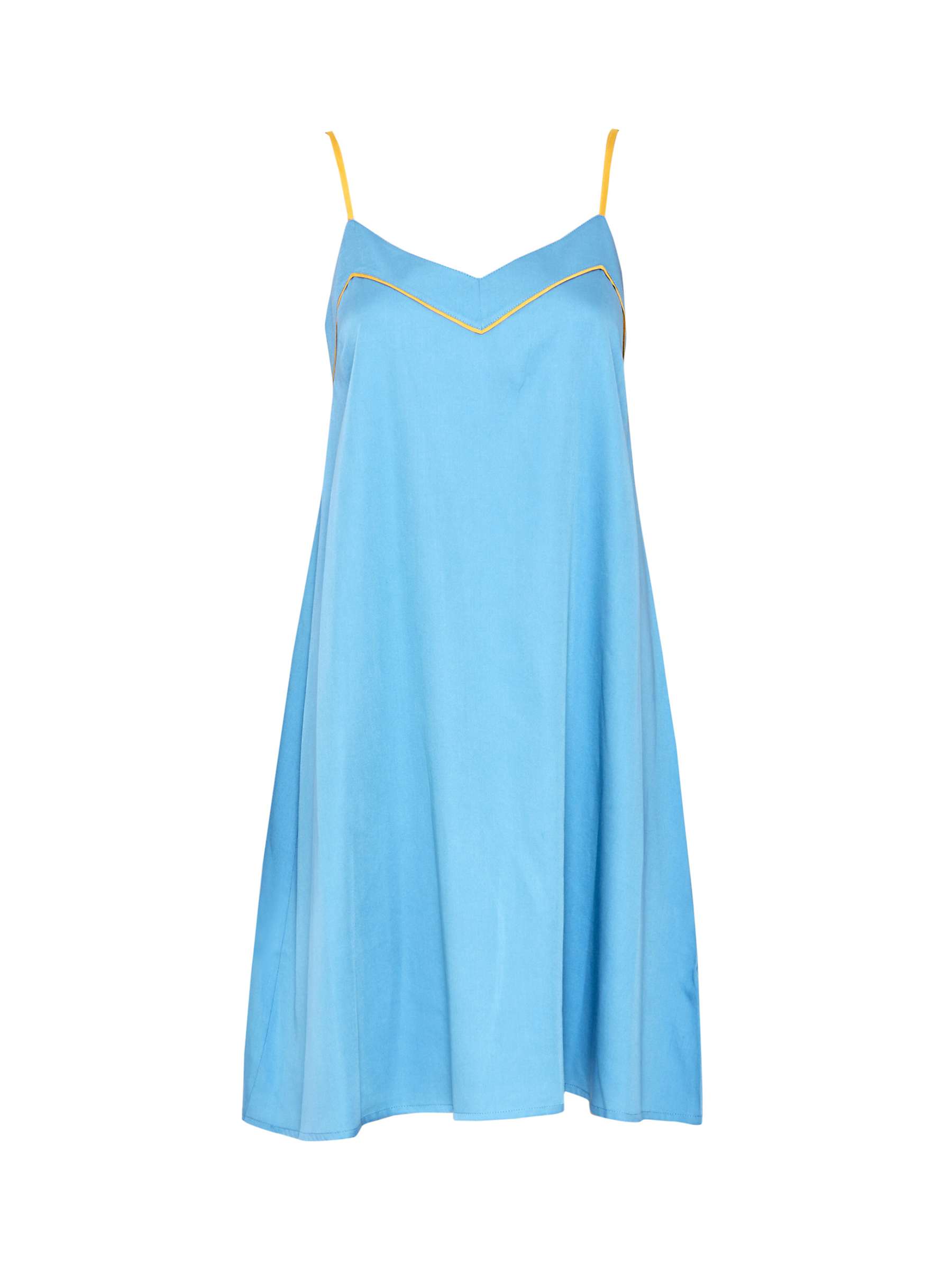 Buy Fable & Eve Greenwich Solid Nightdress, Cerulean Blue Online at johnlewis.com
