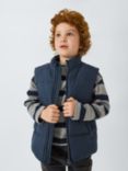 John Lewis Kids' Ripstop Gilet, Blue