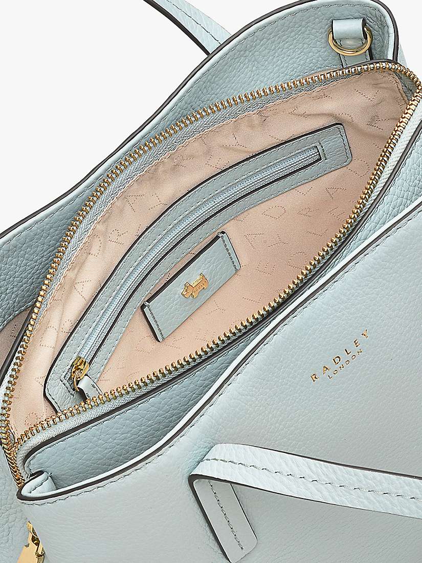 Buy Radley Dukes Place Grainy Leather Medium Zip-Top Grab Bag Online at johnlewis.com