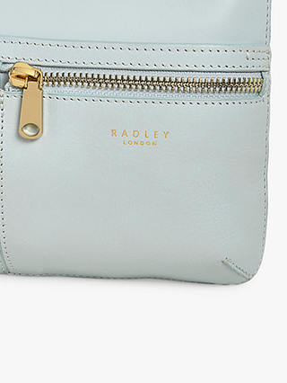 Radley Pockets Icon Mini Zip Top Cross Body Bag, Seafoam