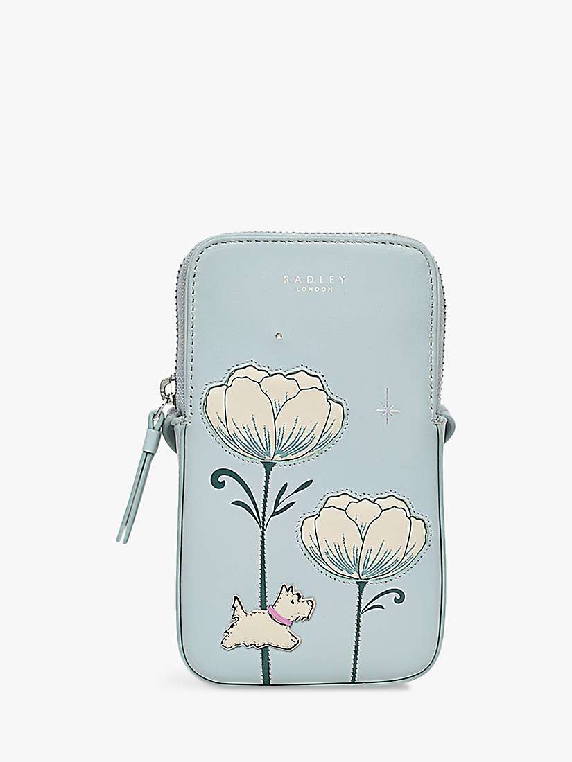 Buy Radley Spring Rose Medium Zip Around Phone Crossbody Bag, Seafoam Online at johnlewis.com