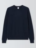 John Lewis Cotton Crew Neck Jumper, Navy