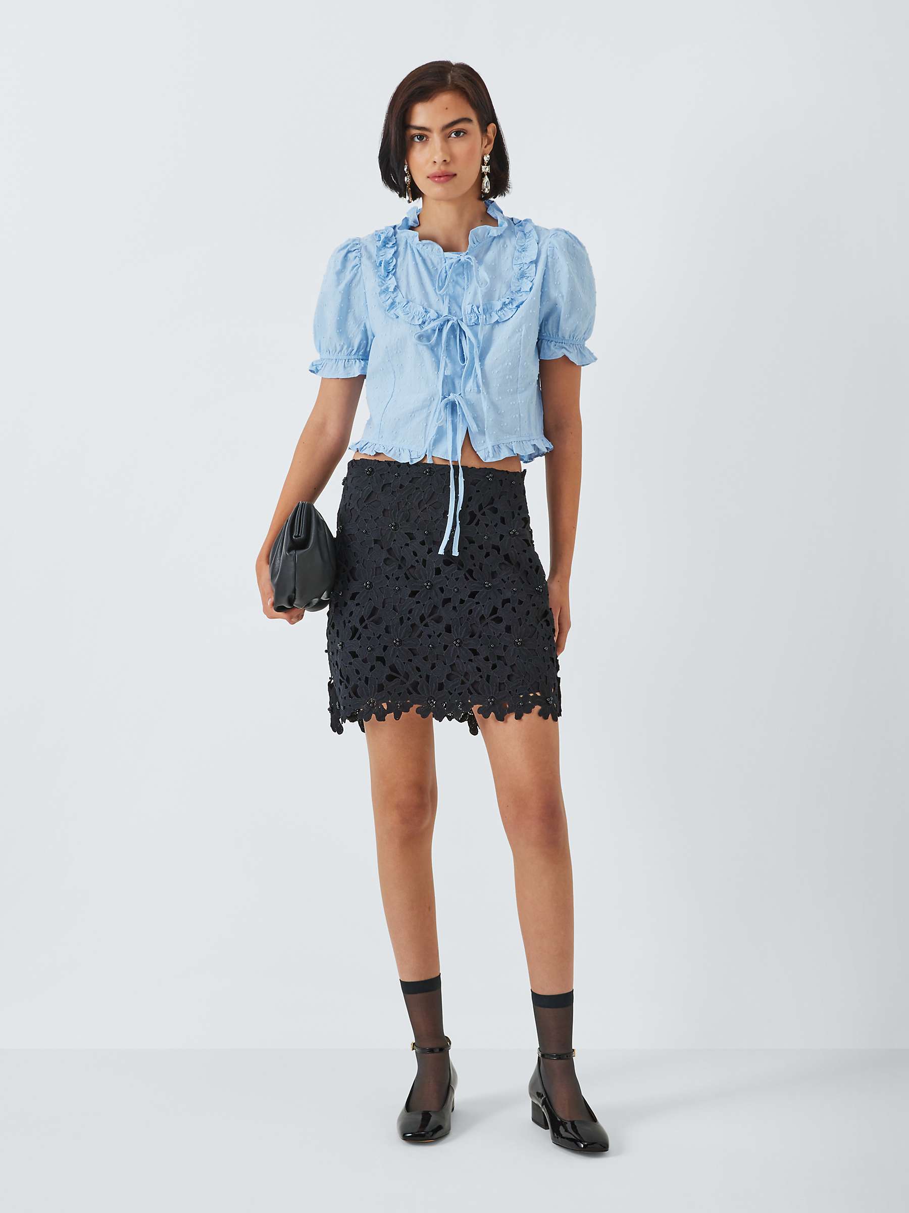 Buy Sister Jane Marmalade Bow Top, Blue Online at johnlewis.com
