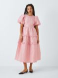 Sister Jane Papaya Jacquard Midi Dress, Pink