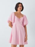 Sister Jane Olive Gingham Seersucker Mini Dress, Pink