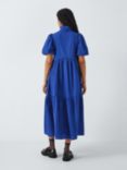 Sister Jane Blueberry Bow Tiered Midi Dress, Blue