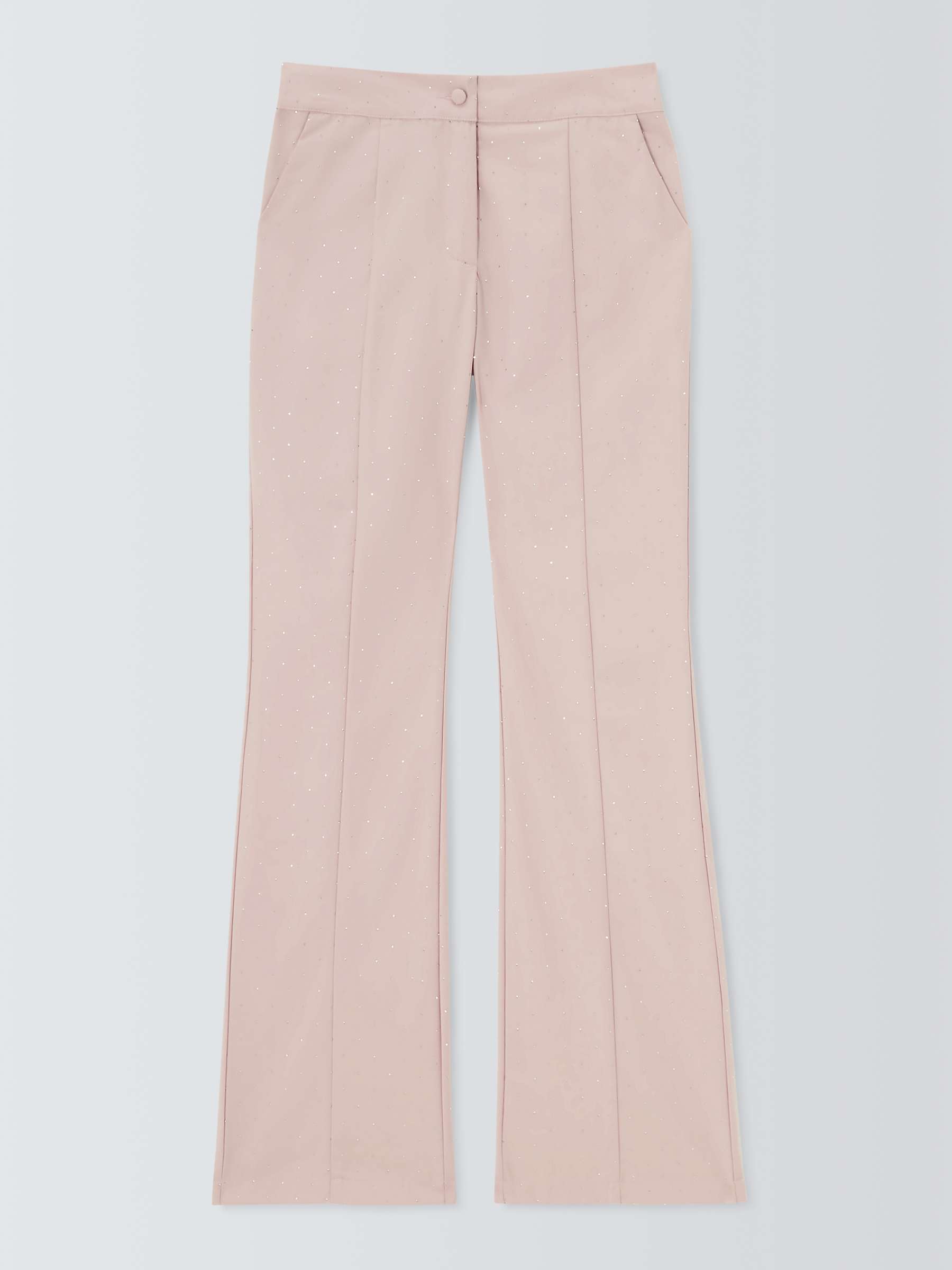 Buy Sister Jane Apple Gem Embellished Trousers, Pink Online at johnlewis.com