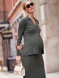 Seraphine Francisca Maternity Cardigan, Khaki