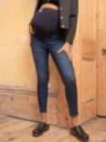 Seraphine Kai Skinny Maternity Jeans, Indigo