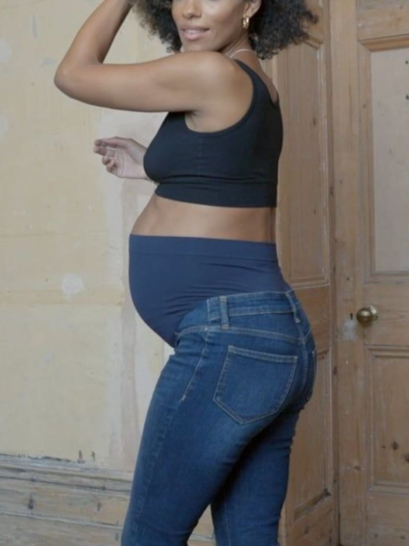 Buy Seraphine Kai Skinny Maternity Jeans, Indigo Online at johnlewis.com