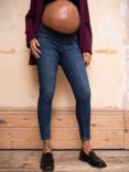 Seraphine Zeph Skinny Under-Bump Maternity Jeans, Indigo, Indigo