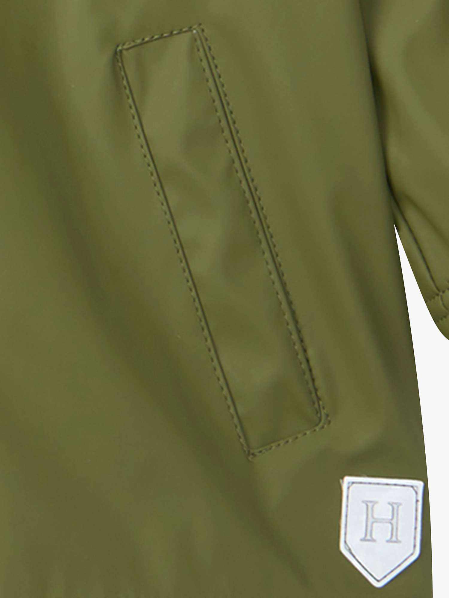 Buy Hatley Kids' Forest Splash Zip Up Hooded Jacket, Loden Green Online at johnlewis.com