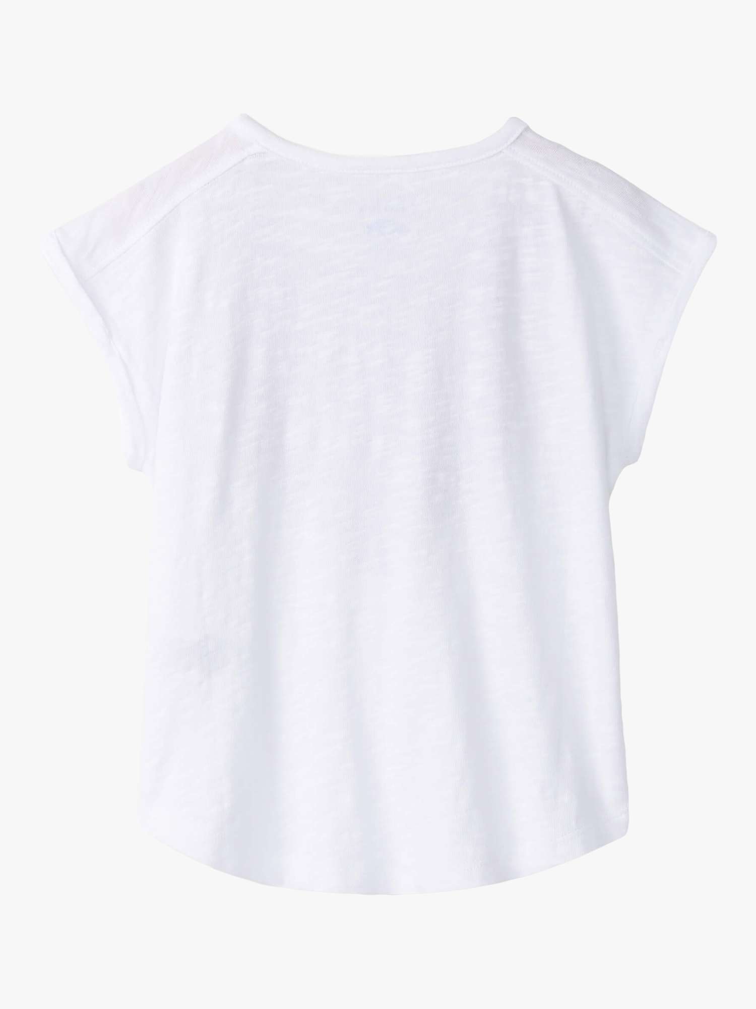 Buy Hatley Kids' Boho Relaxed Tassel T-Shirt, White/Multi Online at johnlewis.com