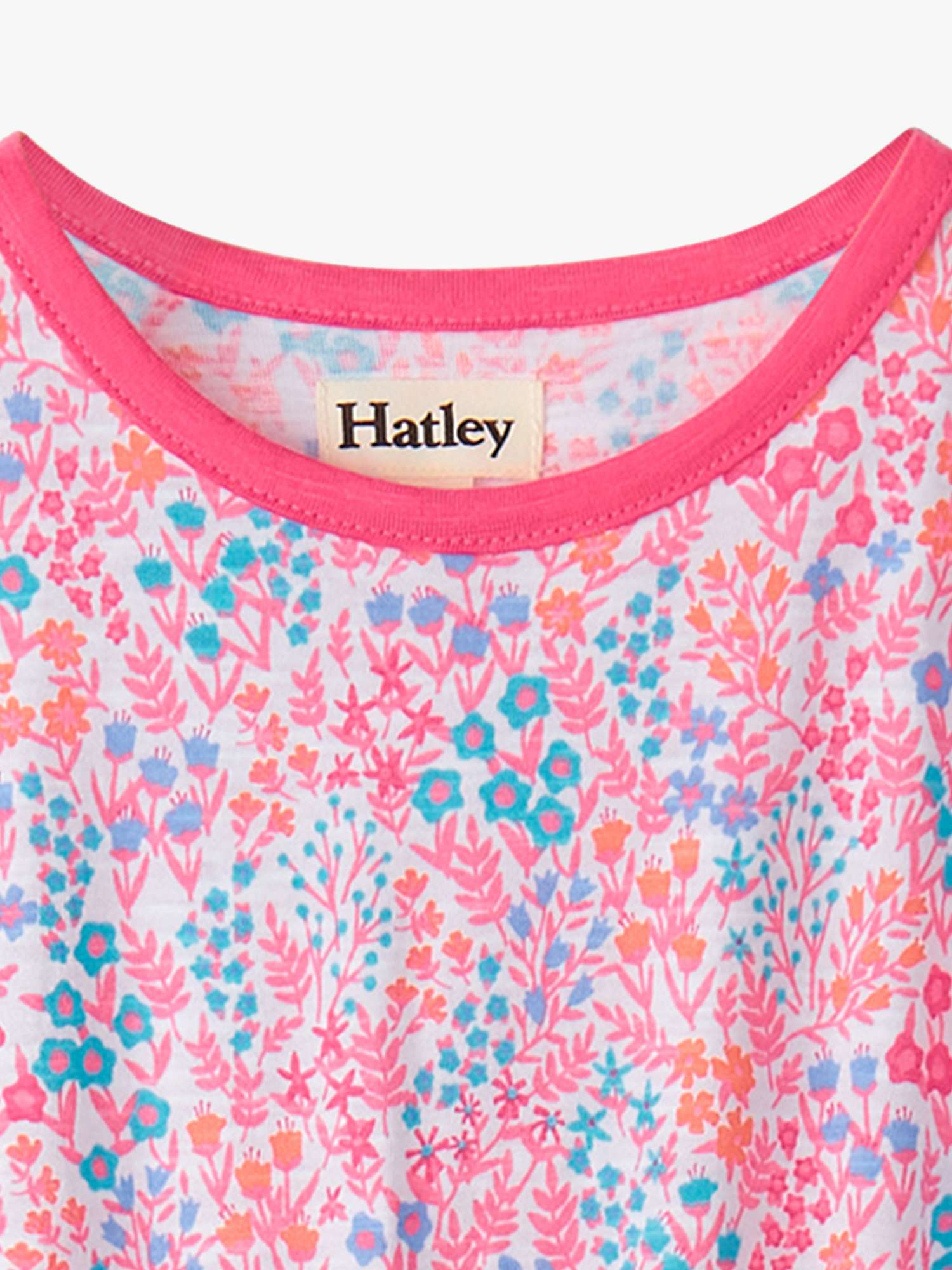 Buy Hatley Kids' Ditsy Floral Relaxed Fit Dress, White/Multi Online at johnlewis.com