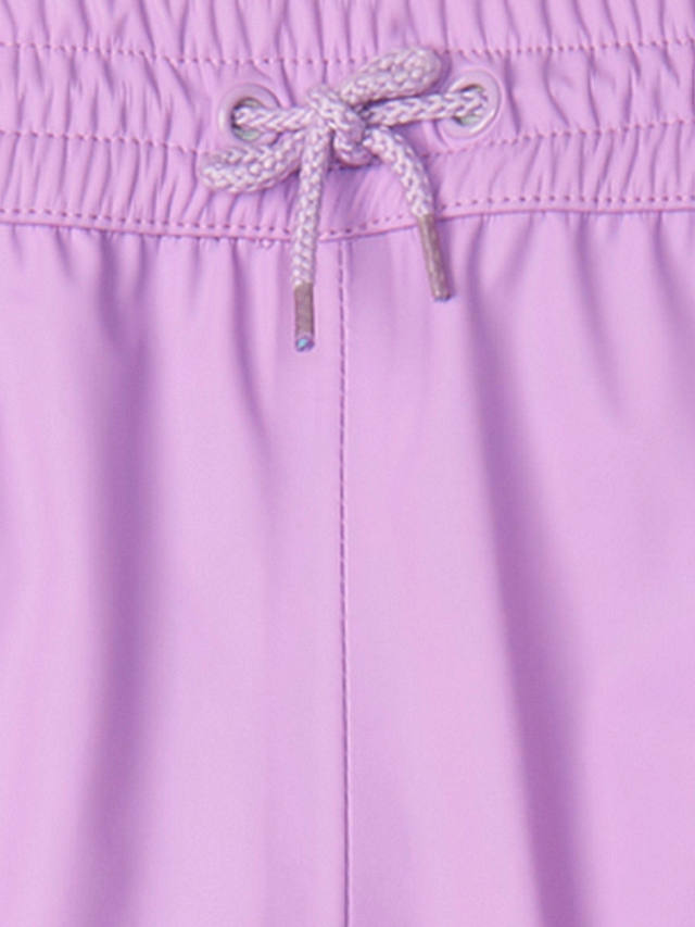 Hatley Kids' Waterproof Splash Trousers, Sheer Lilac