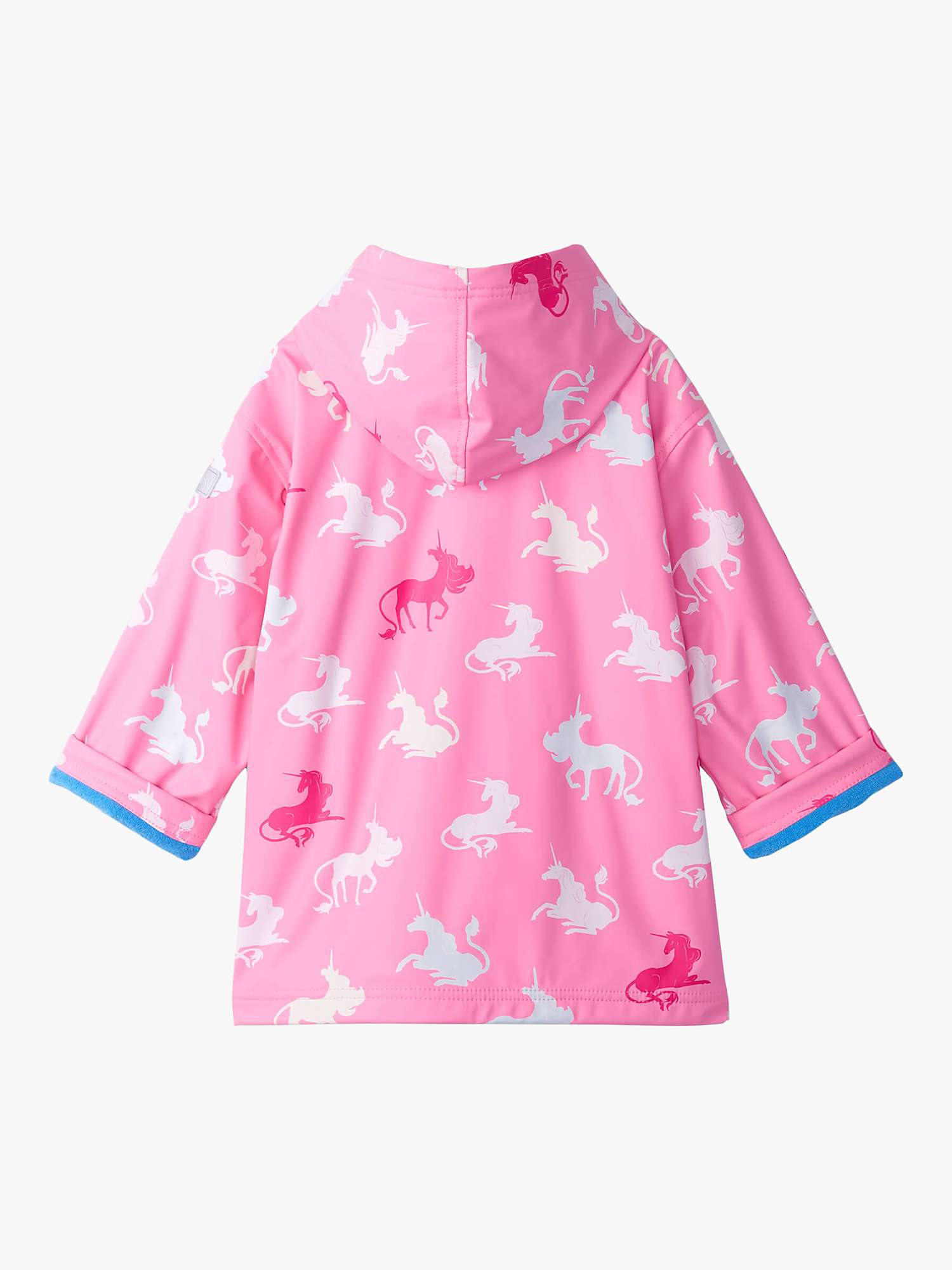 Buy Hatley Kids' Mystical Unicorn Zip Up Rain Jacket, Sachet Pink Online at johnlewis.com