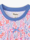 Hatley Kids' Ditsy Floral Short Sleeve Nightdress, White/Multi