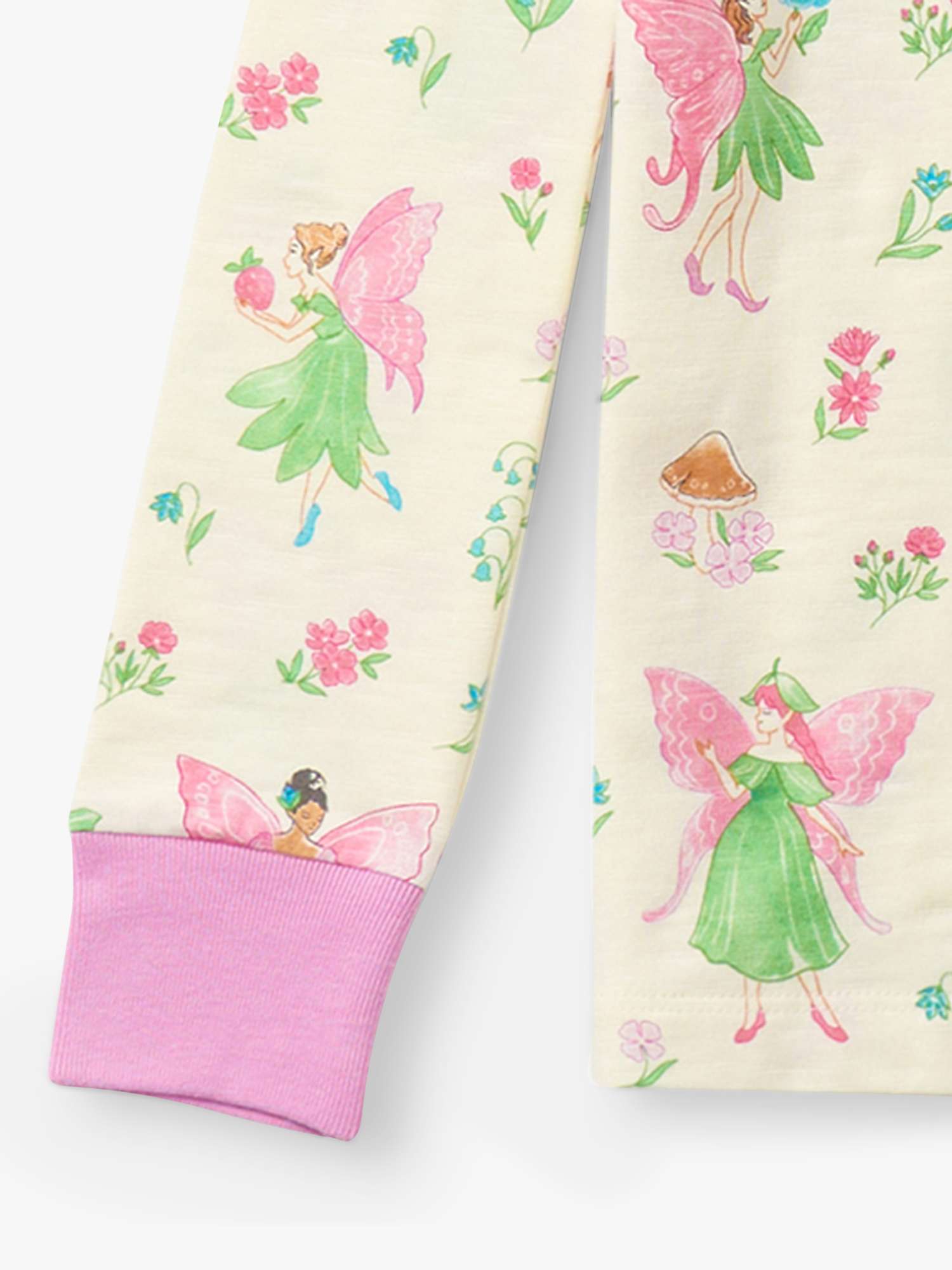 Buy Hatley Kids' Forest Fairies Print Pyjamas, Egret Online at johnlewis.com