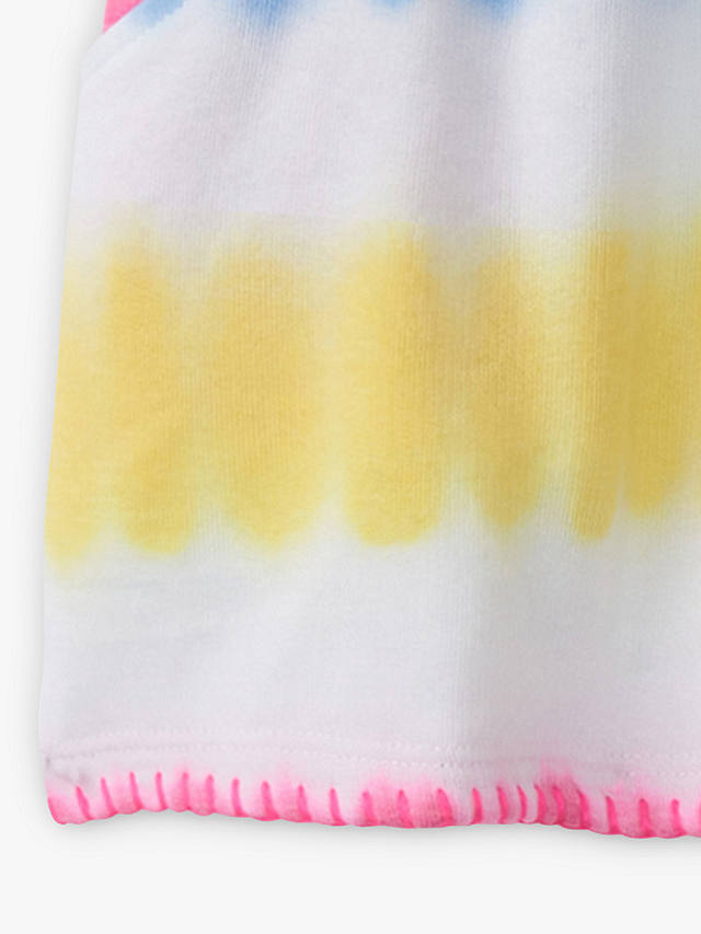 Hatley Kids' Sunset Tie Dye Pull On Dress, White/Multi