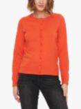 Saint Tropez Mila Round Neck Cardigan, Tigerlily