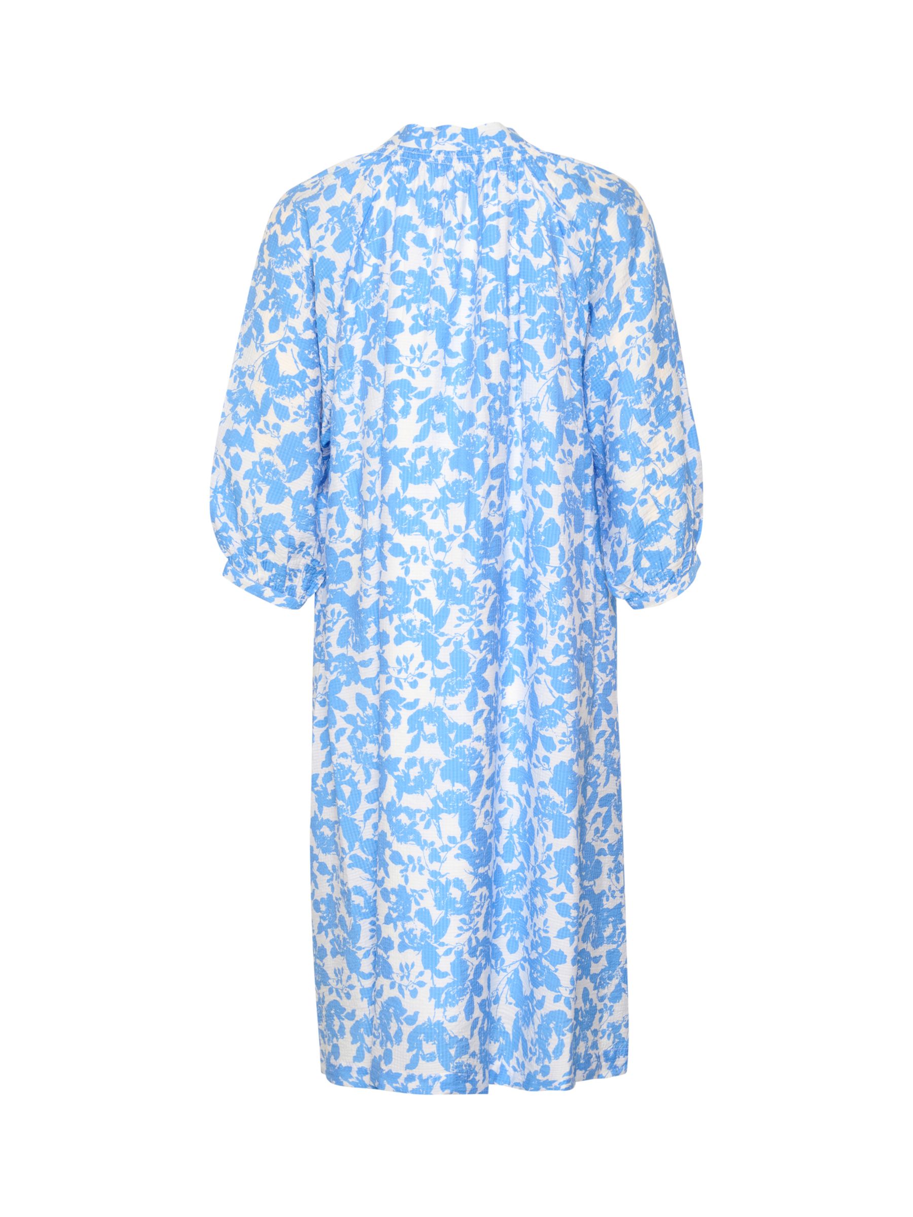 Saint Tropez Daphne Abstract Floral Print Slip Dress, Ultramarine, XS