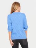 Saint Tropez Doony Textured Jumper, Ultramarine