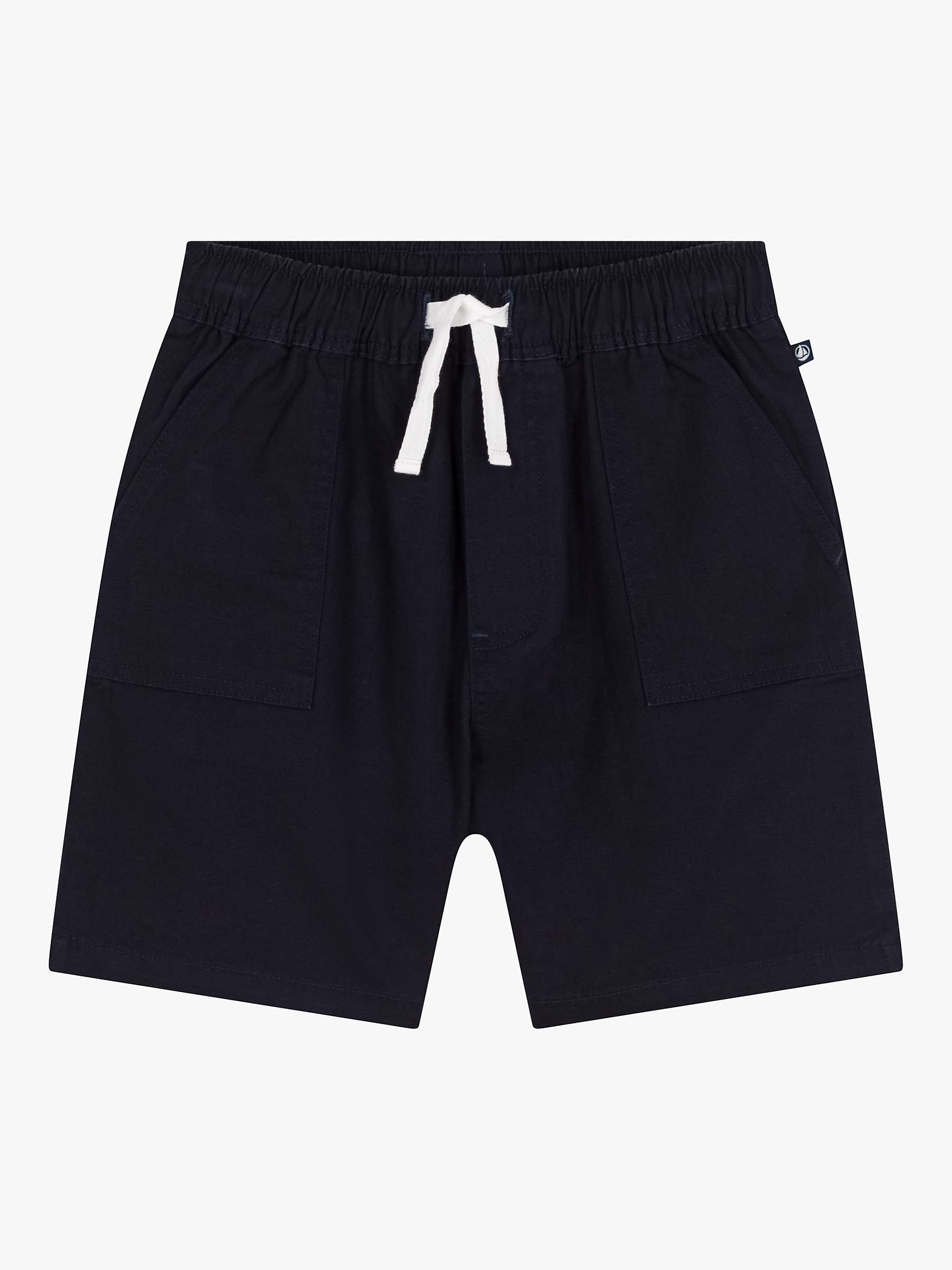 Buy Petit Bateau Kids' Cotton Linen Twill Shorts Online at johnlewis.com