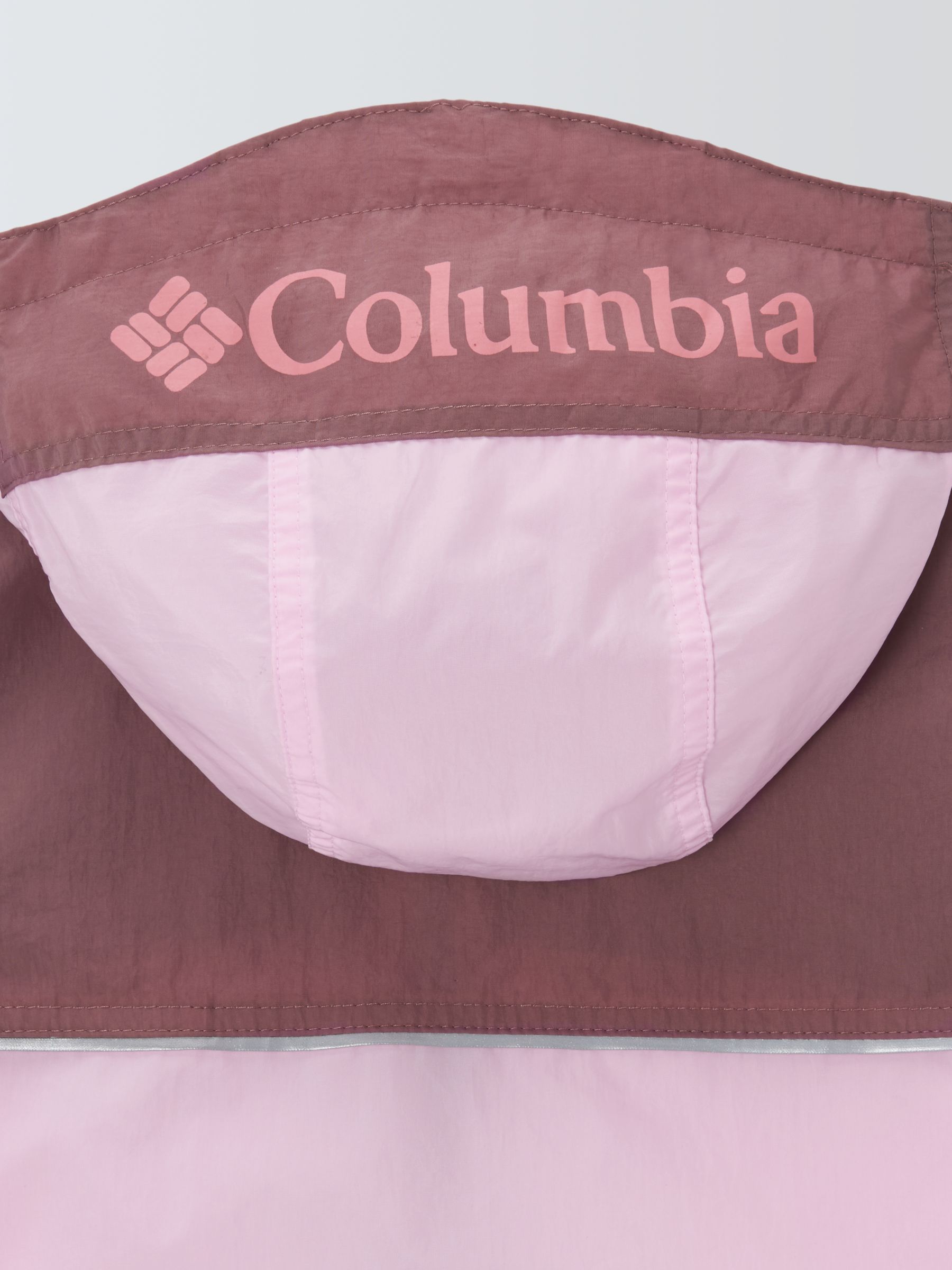 Buy Columbia Kids' Challenger Colour Block Water Resistant Windbreaker, Pink/Multi Online at johnlewis.com