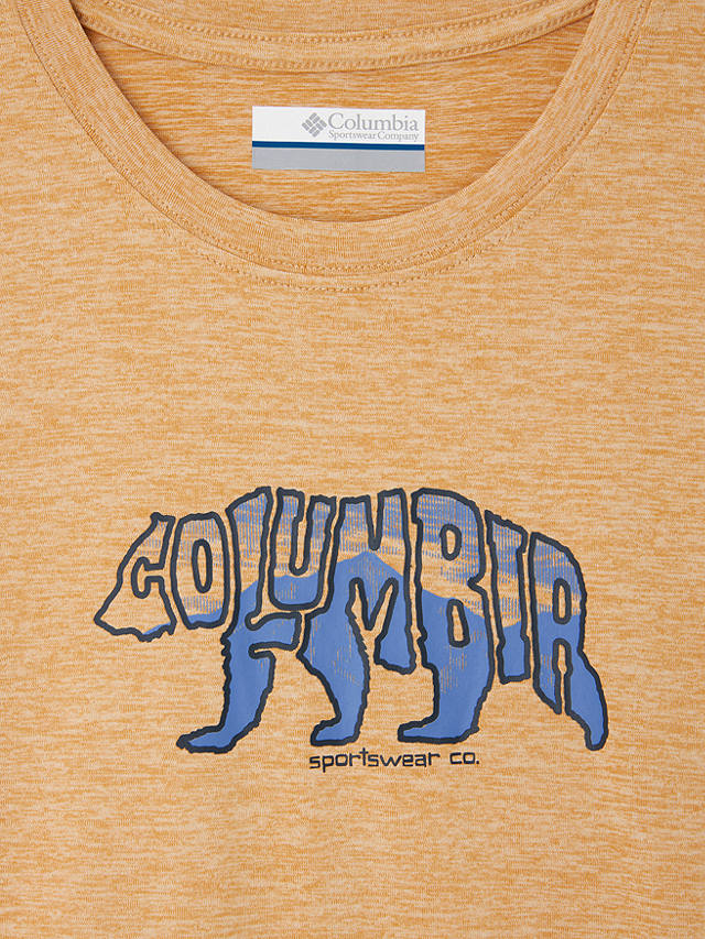 Columbia Kids' Mount Echo Bear Omni-Wick Technical T-Shirt, Orange