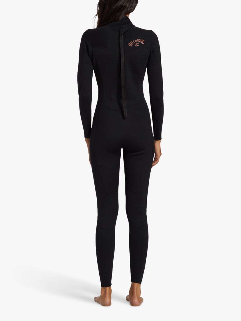 Billabong Long Sleeve Back Zip Wetsuit, Black, 8
