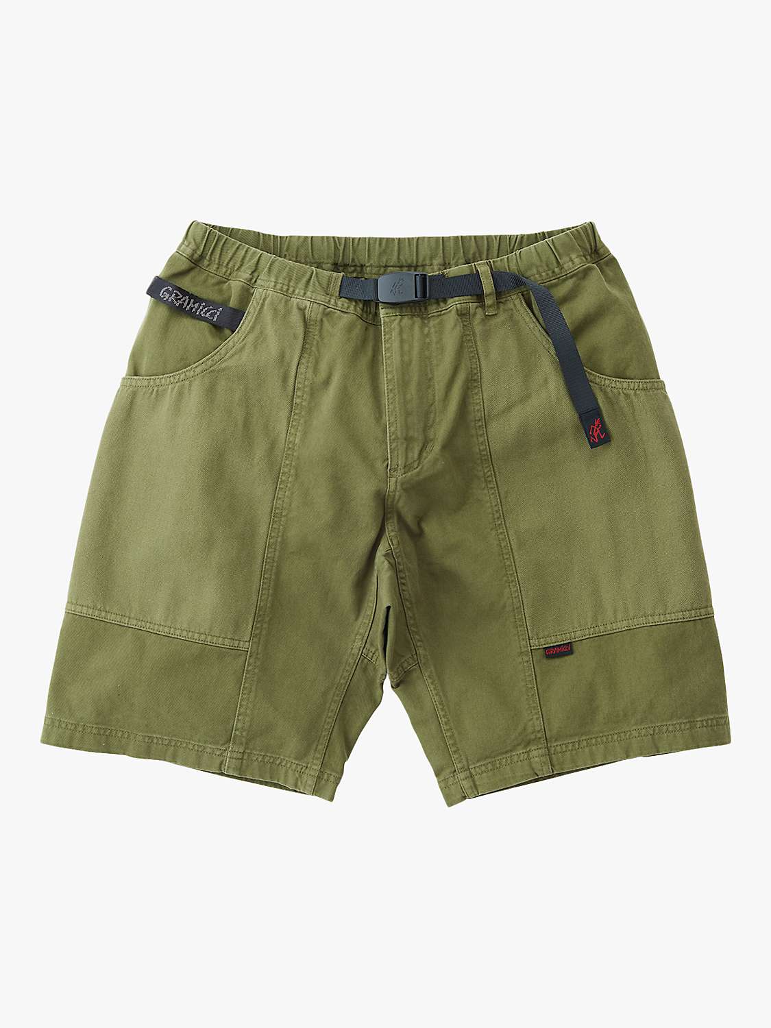 Buy Gramicci Gadget Organic Cotton Relaxed Fit Shorts, Olive Online at johnlewis.com
