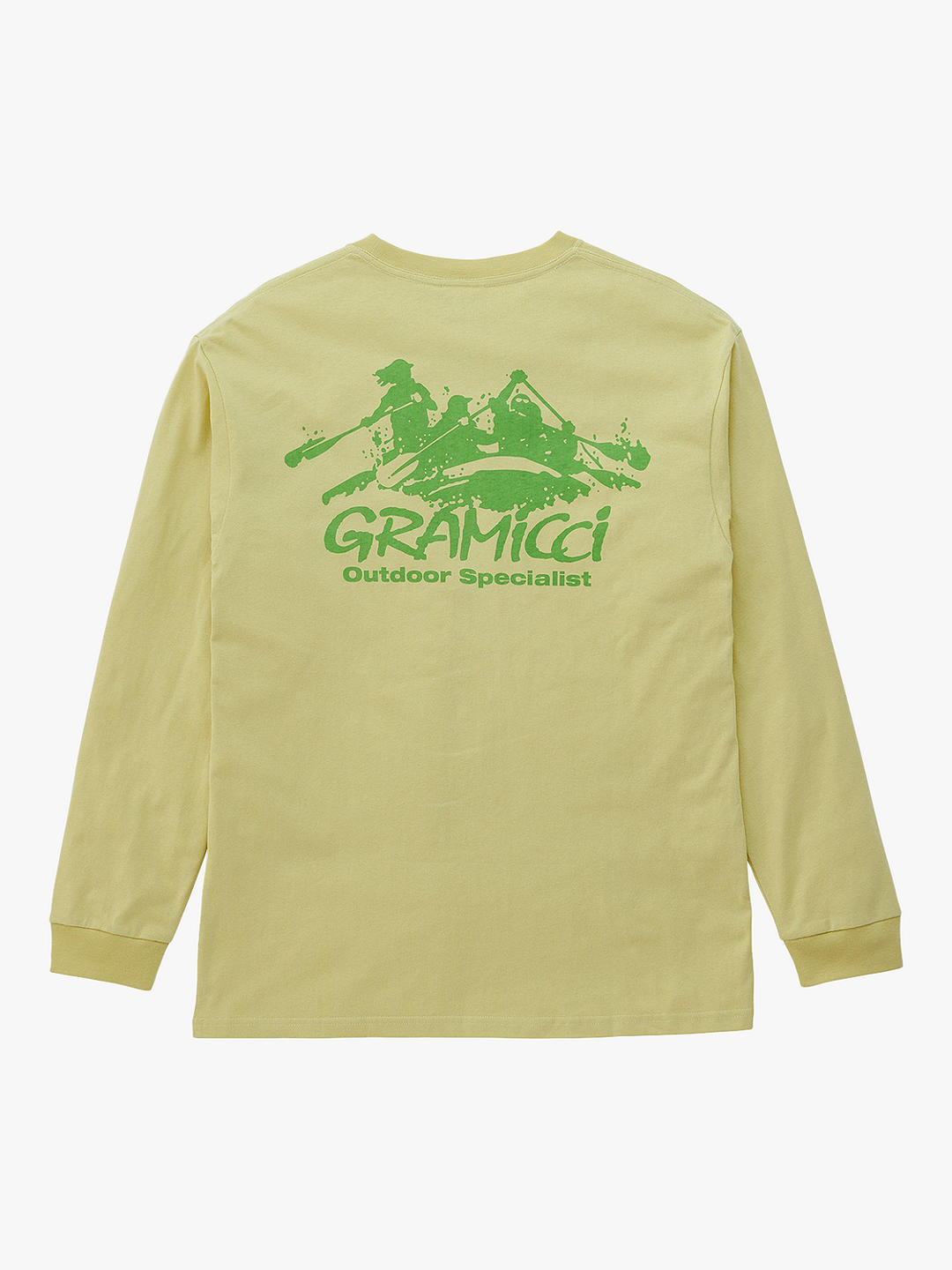 Gramicci Class 5 Logo Graphic Long Sleeve T-Shirt, Foggy Lemon