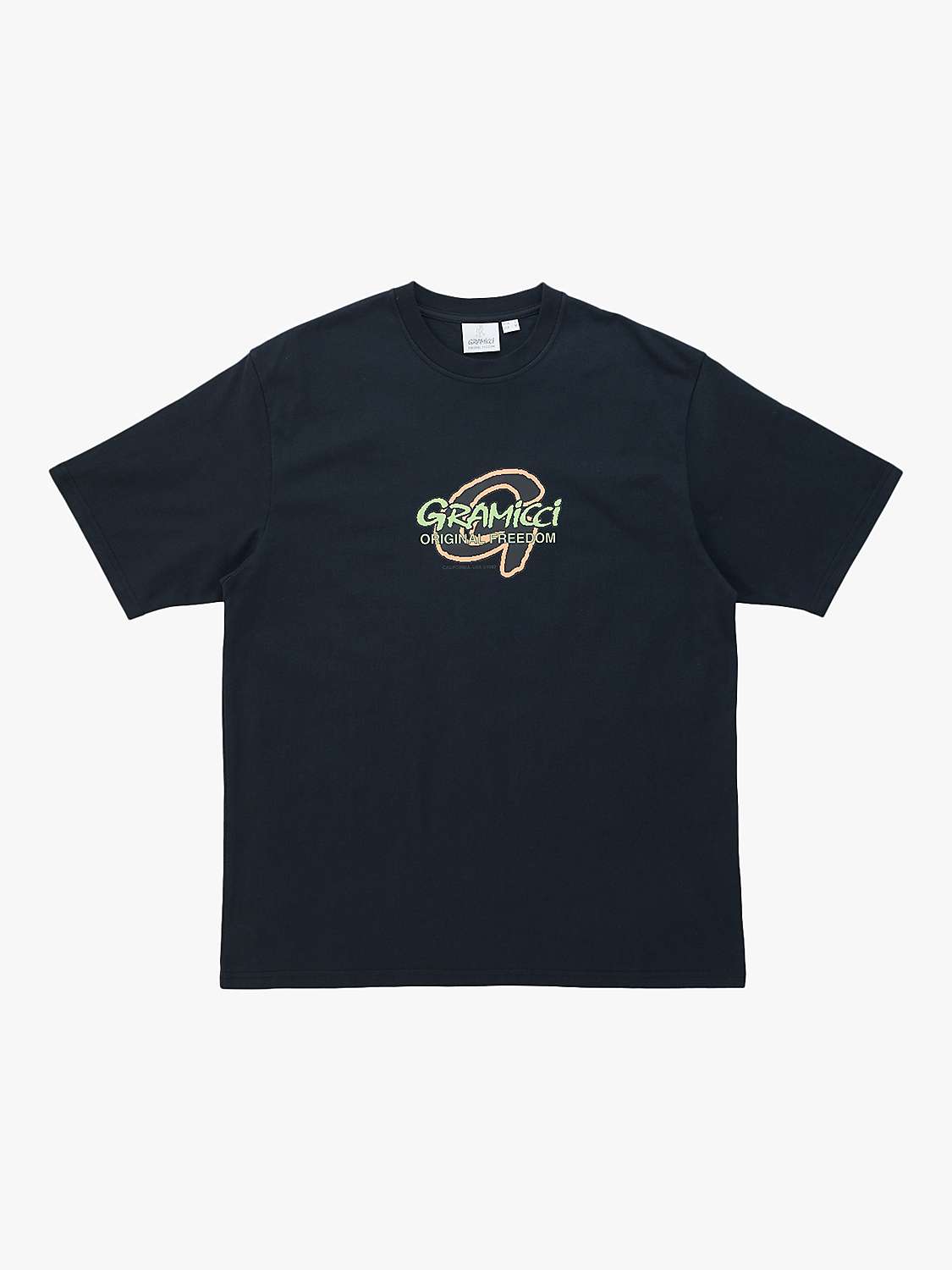 Buy Gramicci Pixel Short Sleeve T-Shirt, Vintage Black Online at johnlewis.com