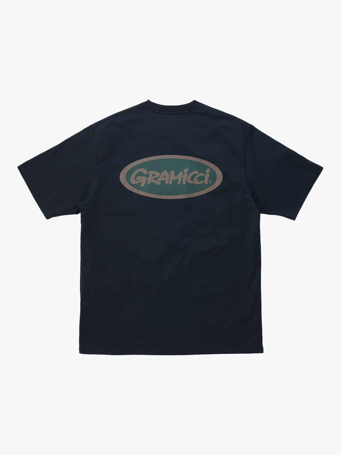 Gramicci Oval Logo Organic Cotton T-Shirt, Vintage Black, XL