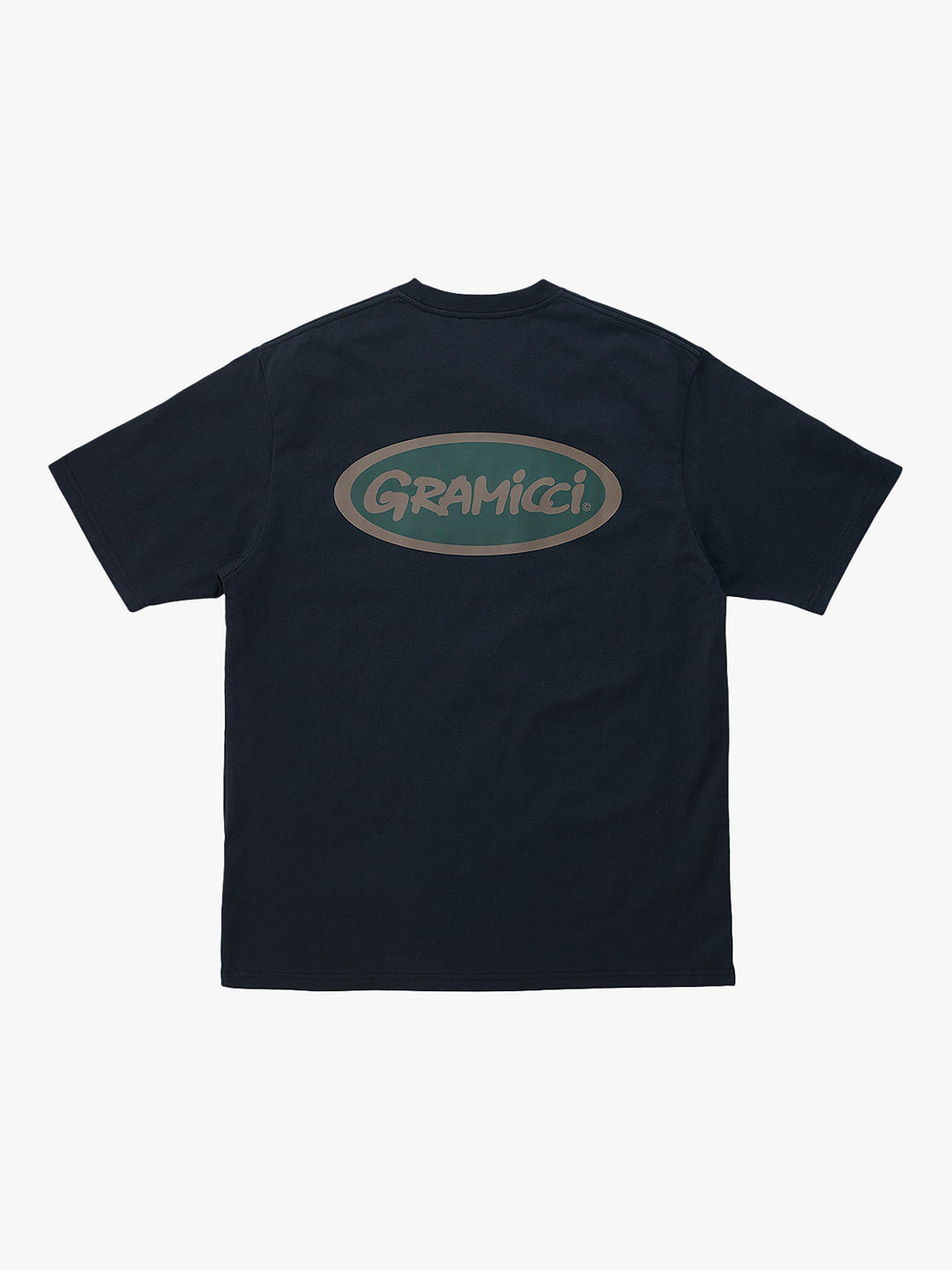 Gramicci Oval Logo Organic Cotton T-Shirt, Black