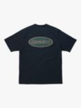 Gramicci Oval Logo Organic Cotton T-Shirt, Black