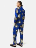 Jigsaw Digital Floral Print Pyjamas, Blue/Multi