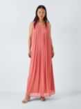 John Lewis Sleeveless Maxi Dress, Rose Pink