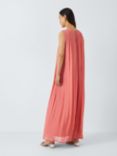 John Lewis Sleeveless Maxi Dress, Rose Pink