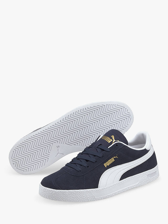 PUMA Club 5v5 Suede Lace Up Trainers, Navy