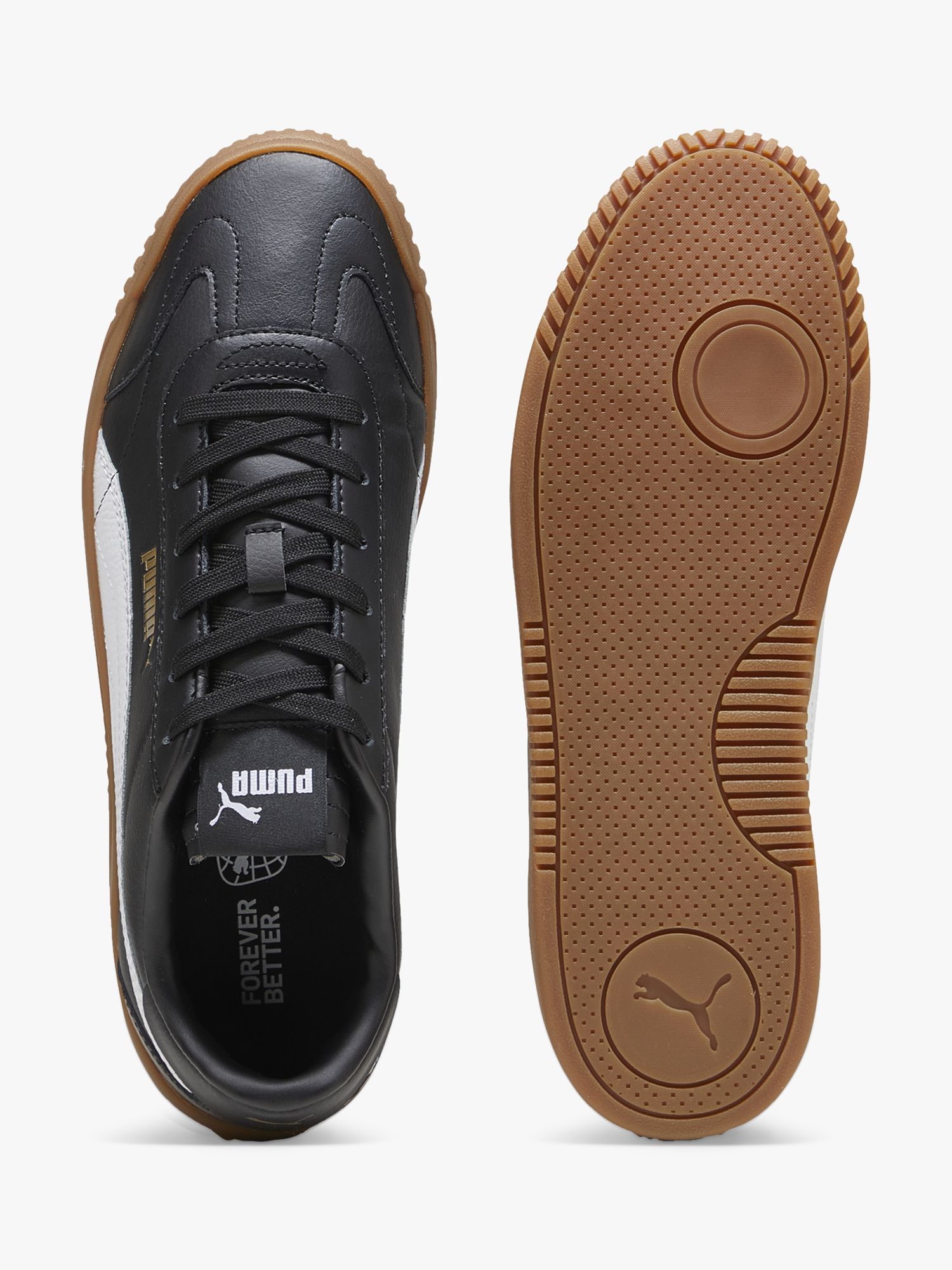 Buy PUMA Club 5v5 Leather Lace Up Trainers Online at johnlewis.com