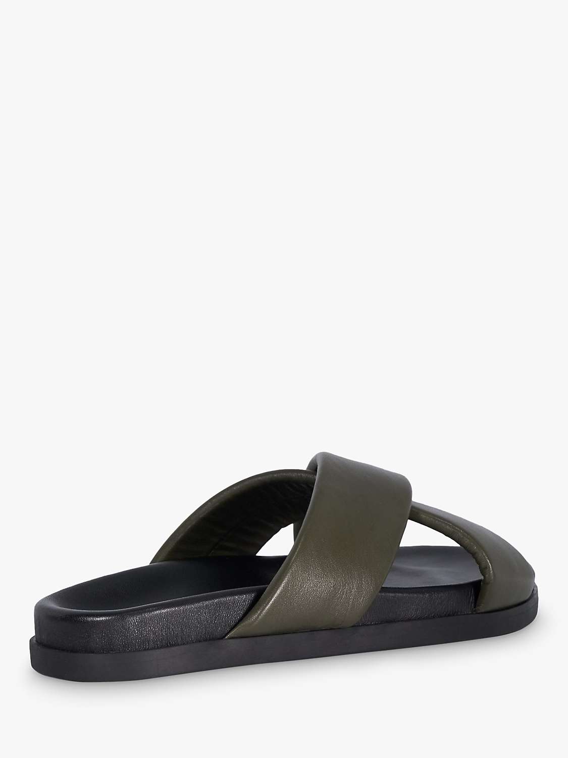 Buy Dune Isaacs Leather Cross Strap Sandals Online at johnlewis.com
