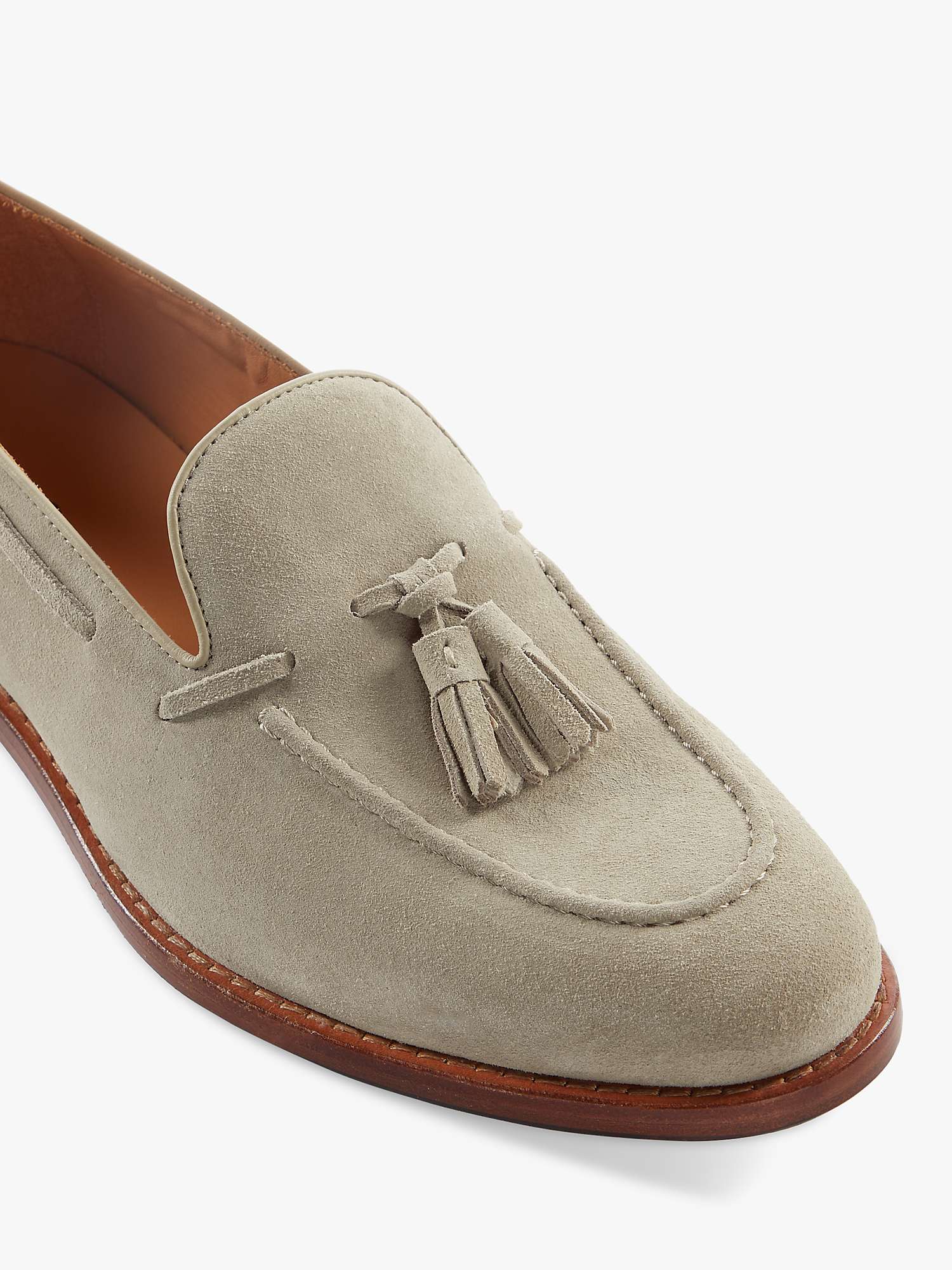 Buy Dune Sandders Leather Tassel Loafers Online at johnlewis.com