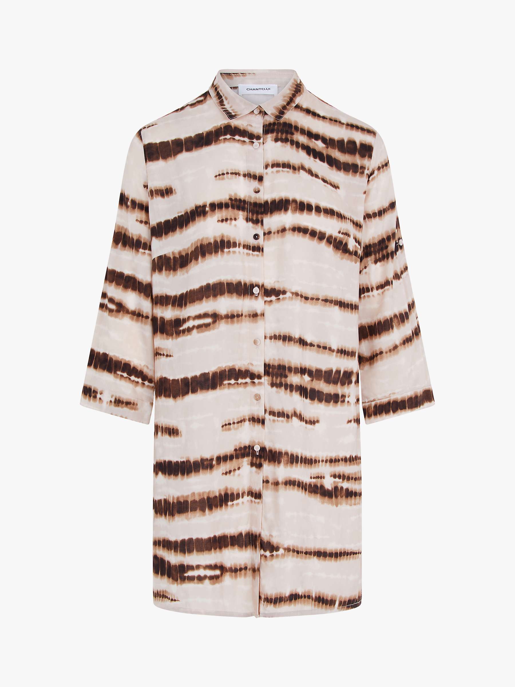 Buy Chantelle Python Print Shirt Cover Up, Brown/Multi Online at johnlewis.com